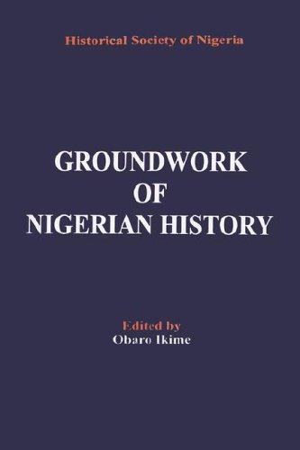 Cover of Groundwork of Nigerian History